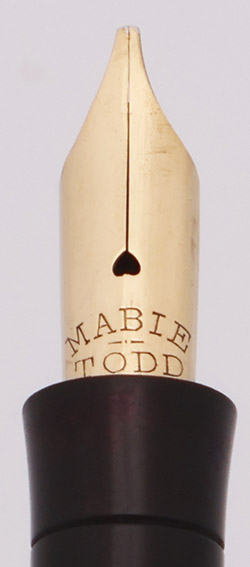 Mabie Todd (USA) Swan Gold Filled Overlay Fountain Pen